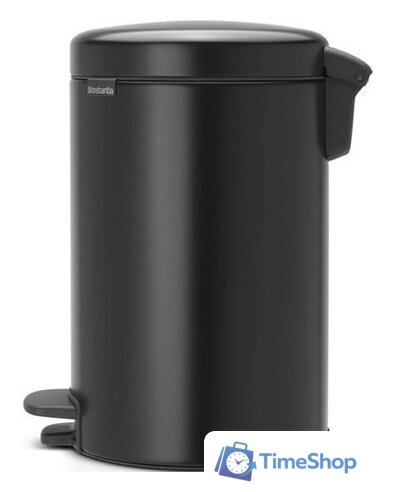 Мусорное ведро Brabantia Pedal Bin NewIcon 12 л (черный матовый) - Изображение №2 — Интернет-магазин Time-Shop