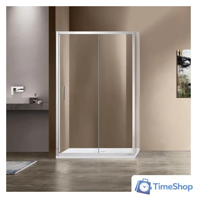 Душевой уголок Vincea Garda VSR-1G9014CL (хром/прозрачное) - Изображение №1 — Интернет-магазин Time-Shop