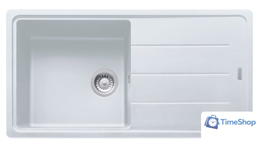 Кухонная мойка Franke Basis BFG 611-97 114.0676.290 (полярный белый) - Изображение №1 — Интернет-магазин Time-Shop