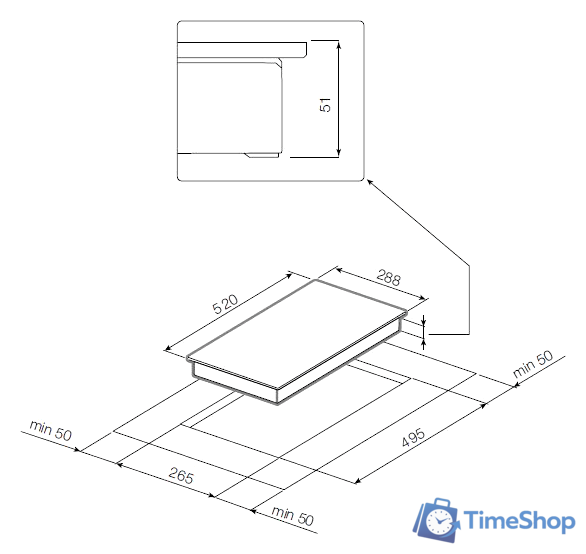 Варочная панель Graude EK 30.0 W - Изображение №2 — Интернет-магазин Time-Shop