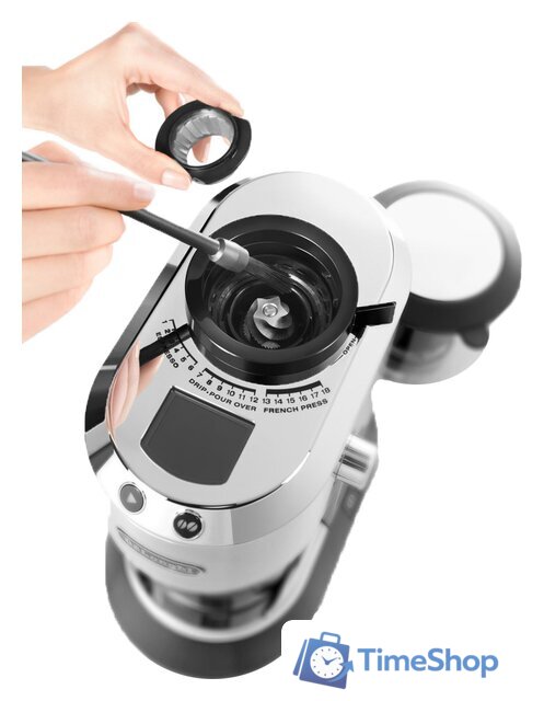 Электрическая кофемолка DeLonghi Dedica KG 521.M - Изображение №4 — Интернет-магазин Time-Shop