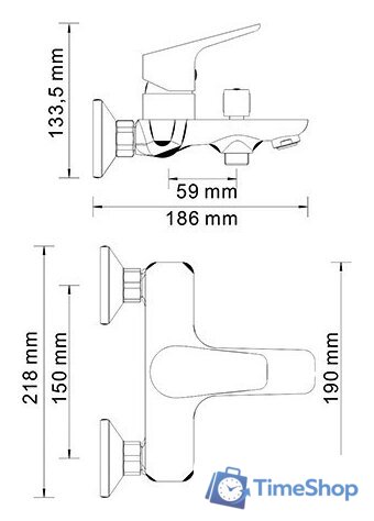 Смеситель Wasserkraft Lippe 4501 - Изображение №3 — Интернет-магазин Time-Shop