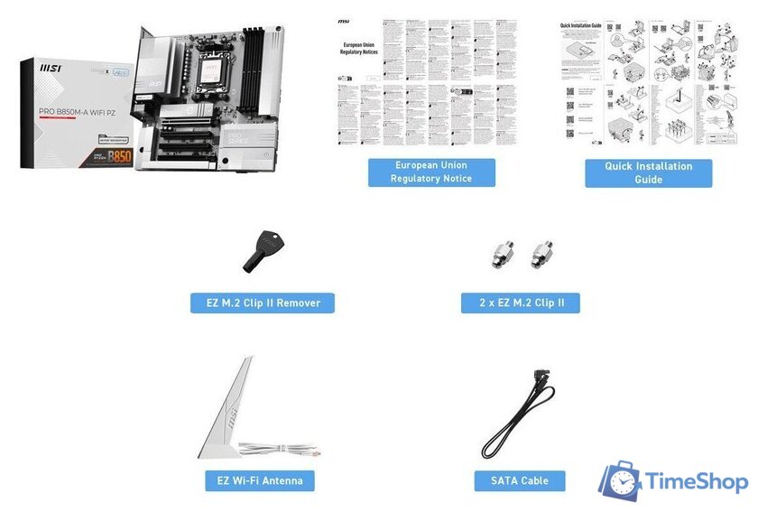 Материнская плата MSI Pro B850M-A WiFi PZ - Изображение №6 — Интернет-магазин Time-Shop