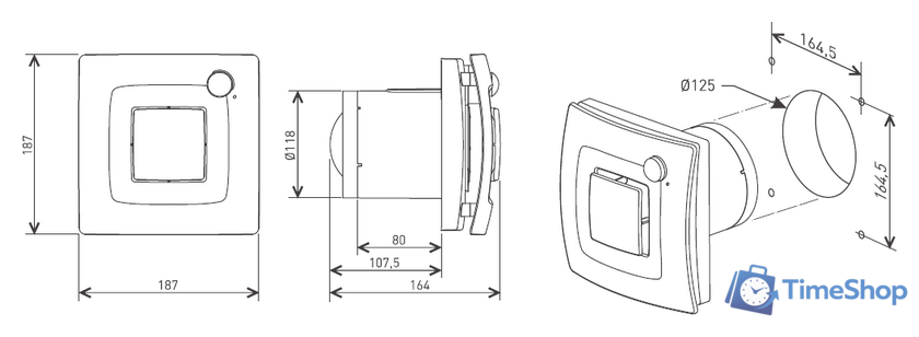 Осевой вентилятор Soler&Palau Silent Dual 200 5210641000 - Изображение №5 — Интернет-магазин Time-Shop