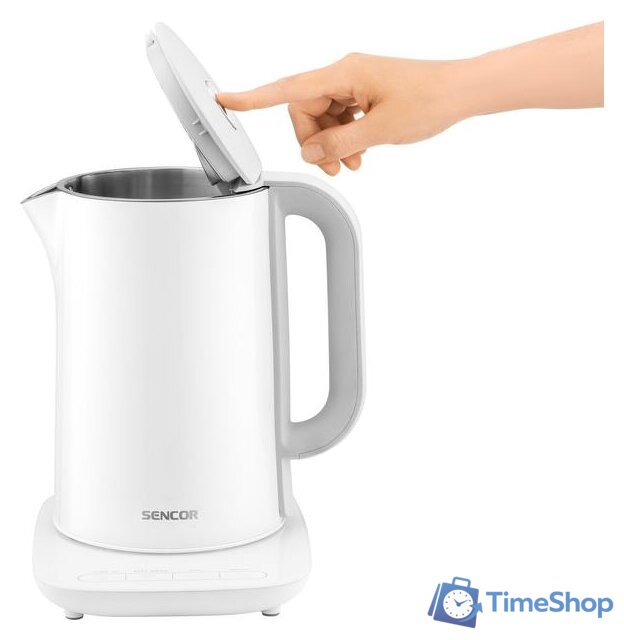 Электрический чайник Sencor SWK 1591WH - Изображение №11 — Интернет-магазин Time-Shop