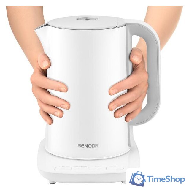 Электрический чайник Sencor SWK 1591WH - Изображение №9 — Интернет-магазин Time-Shop