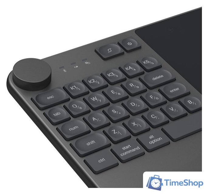 Графический планшет Huion Inspiroy Keydial KD200 (черный) - Изображение №3 — Интернет-магазин Time-Shop