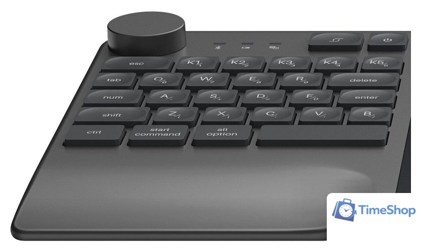 Графический планшет Huion Inspiroy Keydial KD200 (черный) - Изображение №2 — Интернет-магазин Time-Shop