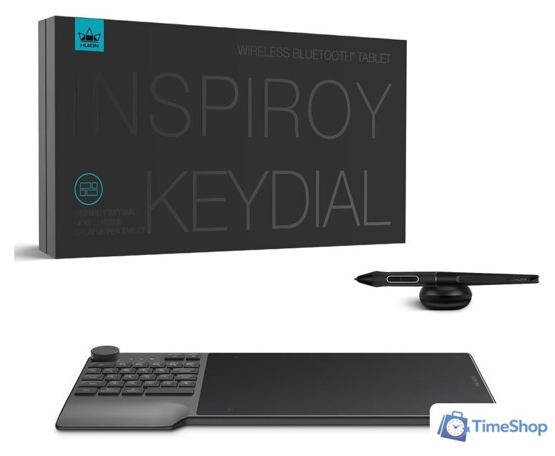 Графический планшет Huion Inspiroy Keydial KD200 (черный) - Изображение №7 — Интернет-магазин Time-Shop