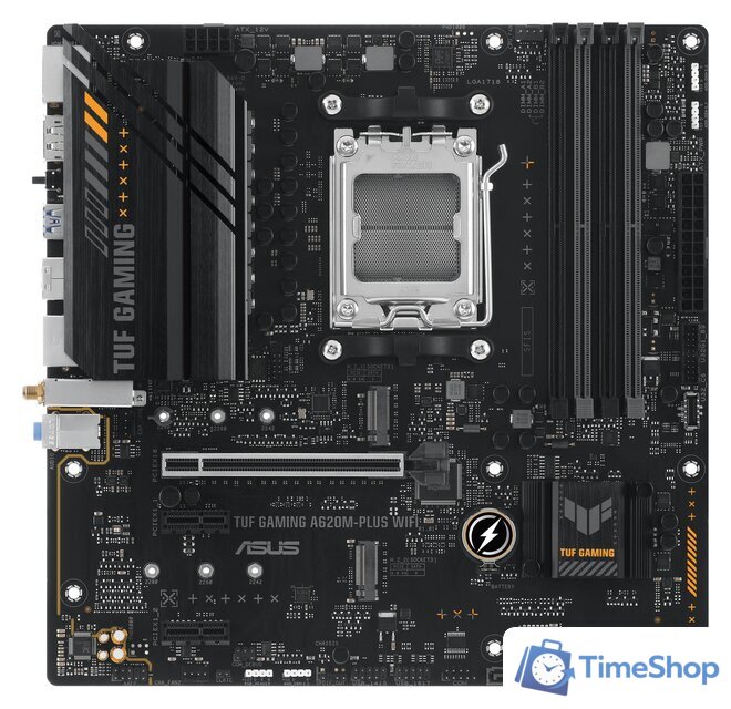 Материнская плата ASUS TUF Gaming A620M-Plus WiFi - Изображение №1 — Интернет-магазин Time-Shop