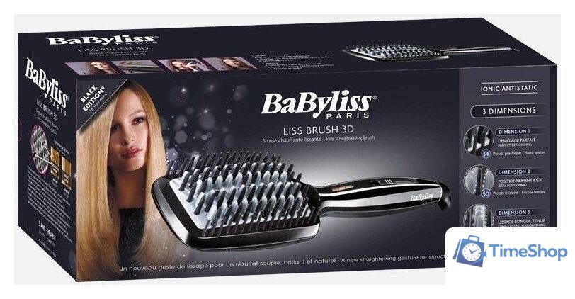 Щетка-выпрямитель BaByliss HSB101E - Изображение №3 — Интернет-магазин Time-Shop