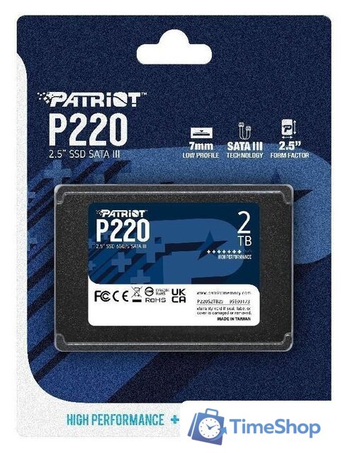 SSD Patriot P220 2TB P220S2TB25 - Изображение №5 — Интернет-магазин Time-Shop