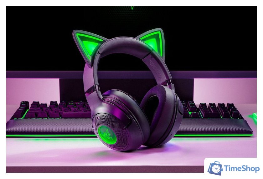 Наушники Razer Kraken Kitty V2 BT (черный) - Изображение №5 — Интернет-магазин Time-Shop