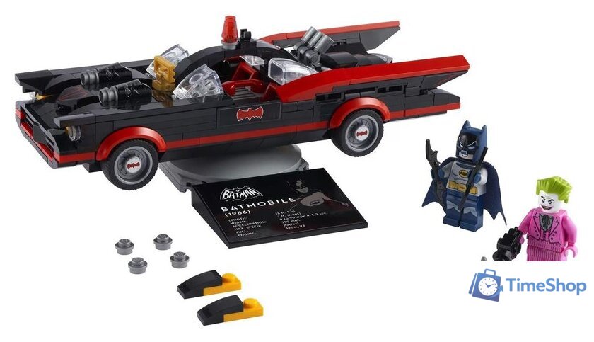 Конструктор LEGO DC Super Heroes 76188 Бэтмобиль из классического сериала Бэтмен - Изображение №3 — Интернет-магазин Time-Shop