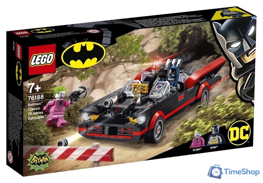 Конструктор LEGO DC Super Heroes 76188 Бэтмобиль из классического сериала Бэтмен - Изображение №1 — Интернет-магазин Time-Shop