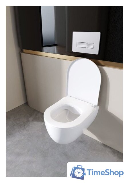 Унитаз подвесной CeraStyle Bella HC00506PN00 - Изображение №2 — Интернет-магазин Time-Shop