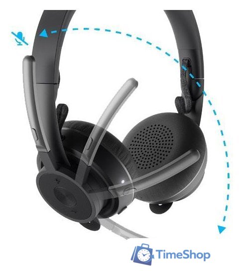 Офисная гарнитура Logitech Zone Wireless Plus - Изображение №7 — Интернет-магазин Time-Shop