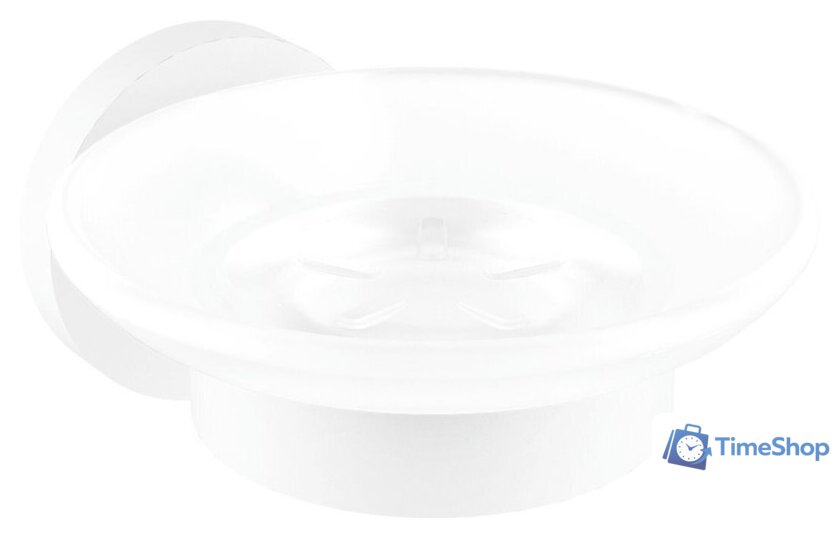 Набор аксессуаров для ванной Wellsee Finishing Touch 182515002 (мыльница, стакан для зубных щеток, дозатор для жидкого мыла, крючок 2 шт, матовый белый) - Изображение №3 — Интернет-магазин Time-Shop