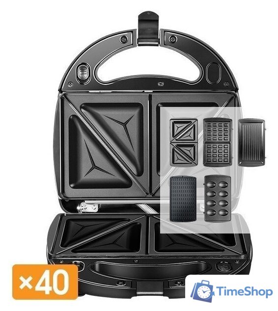 Многофункциональная сэндвичница Redmond (Редмонд) Мультипекарь RMB-M619/5 - Изображение №12 — Интернет-магазин Time-Shop