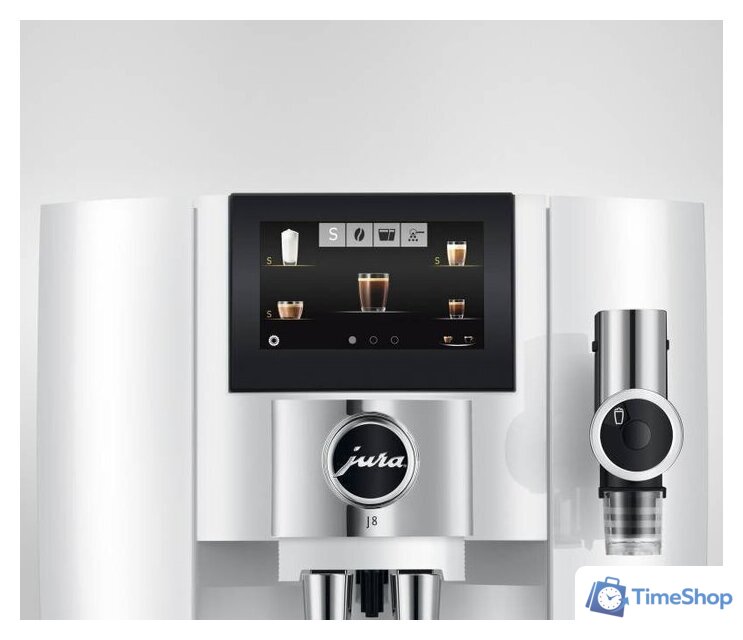 Кофемашина JURA J8 Piano White EA 15460 - Изображение №10 — Интернет-магазин Time-Shop
