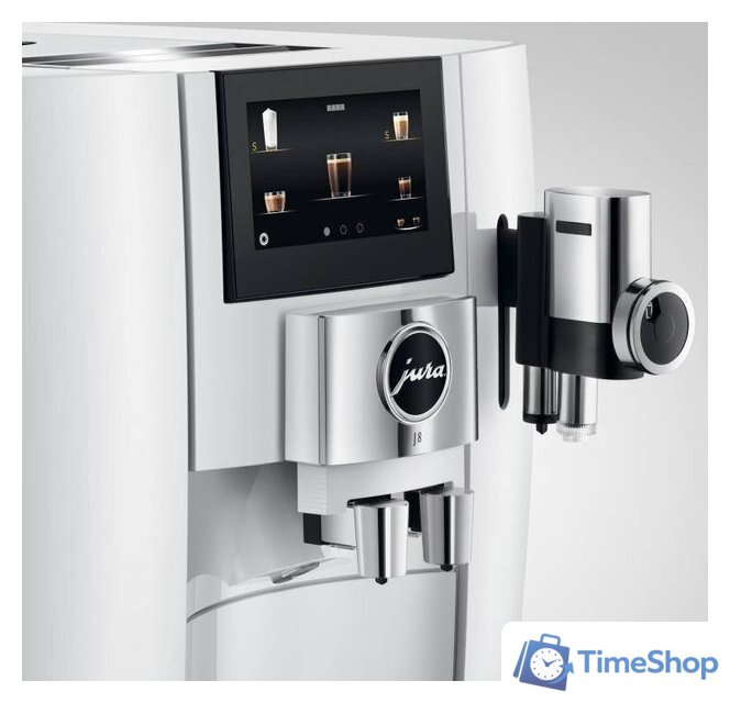 Кофемашина JURA J8 Piano White EA 15460 - Изображение №8 — Интернет-магазин Time-Shop