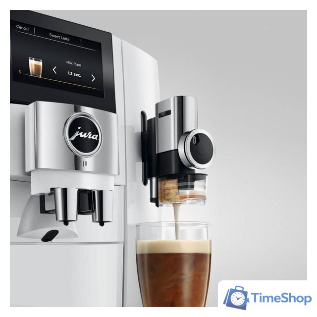 Кофемашина JURA J8 Piano White EA 15460 - Изображение №12 — Интернет-магазин Time-Shop