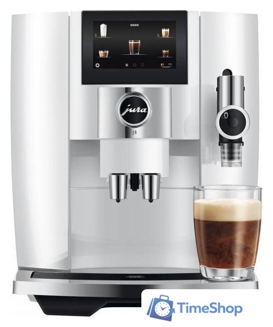 Кофемашина JURA J8 Piano White EA 15460 - Изображение №2 — Интернет-магазин Time-Shop