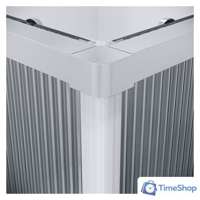 Душевой уголок Niagara Nova NG-4622-34 80x80x195 (хром/рифленое стекло) - Изображение №3 — Интернет-магазин Time-Shop