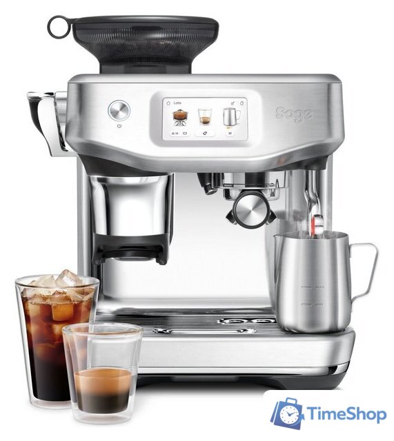 Рожковая кофеварка Sage the Barista Touch Impress SES882BSS - Изображение №1 — Интернет-магазин Time-Shop