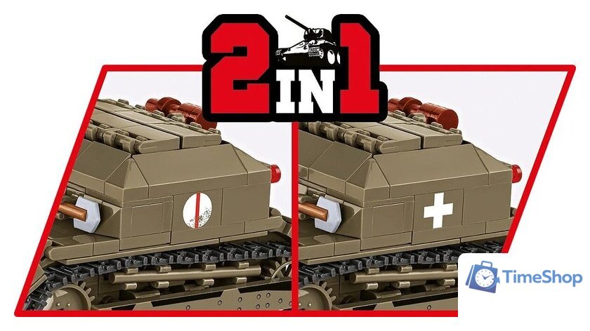 Конструктор Cobi Historical Collection WWII Tankette TK-3 - Изображение №7 — Интернет-магазин Time-Shop