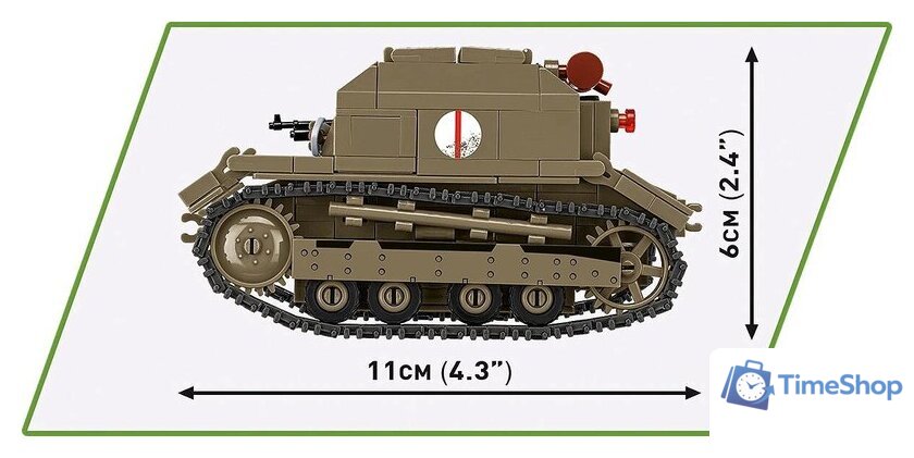 Конструктор Cobi Historical Collection WWII Tankette TK-3 - Изображение №11 — Интернет-магазин Time-Shop