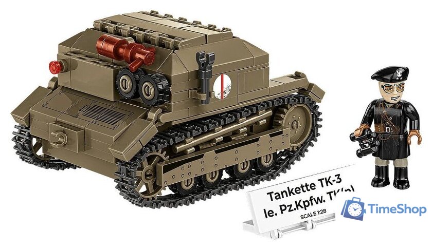 Конструктор Cobi Historical Collection WWII Tankette TK-3 - Изображение №3 — Интернет-магазин Time-Shop
