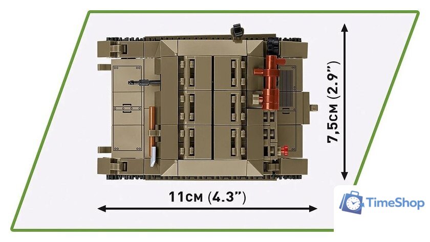 Конструктор Cobi Historical Collection WWII Tankette TK-3 - Изображение №10 — Интернет-магазин Time-Shop