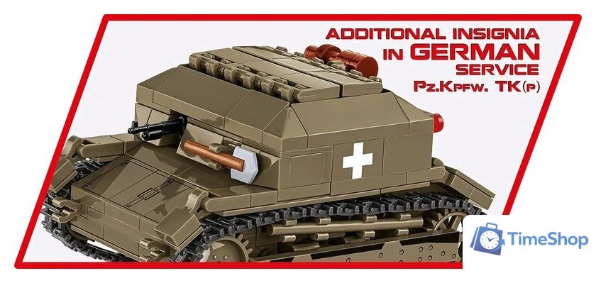 Конструктор Cobi Historical Collection WWII Tankette TK-3 - Изображение №6 — Интернет-магазин Time-Shop