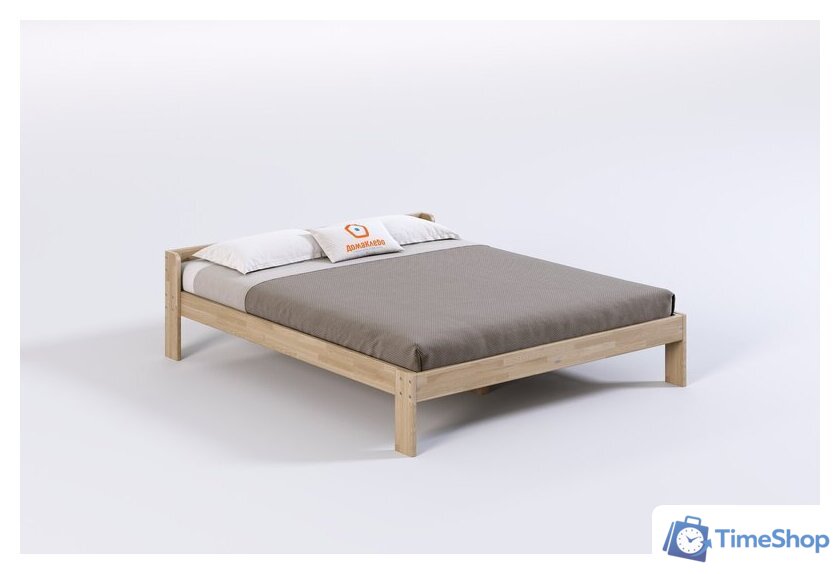 Кровать Домаклево Маруся Сосна 140x200 (натуральный) - Изображение №2 — Интернет-магазин Time-Shop