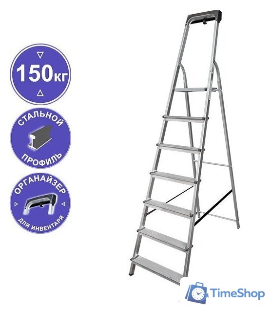 Лестница-стремянка Новая высота NV1155 1155107 - Изображение №1 — Интернет-магазин Time-Shop