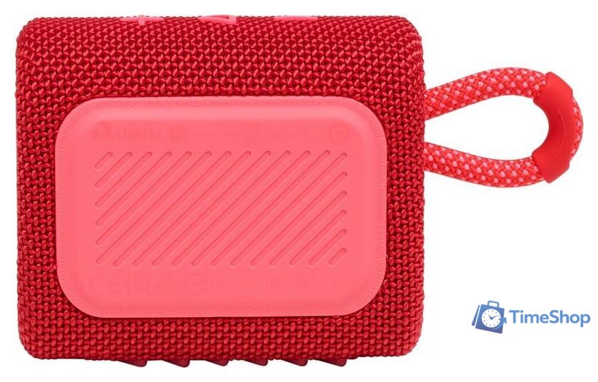Беспроводная колонка JBL Go 3 (красный) - Изображение №6 — Интернет-магазин Time-Shop