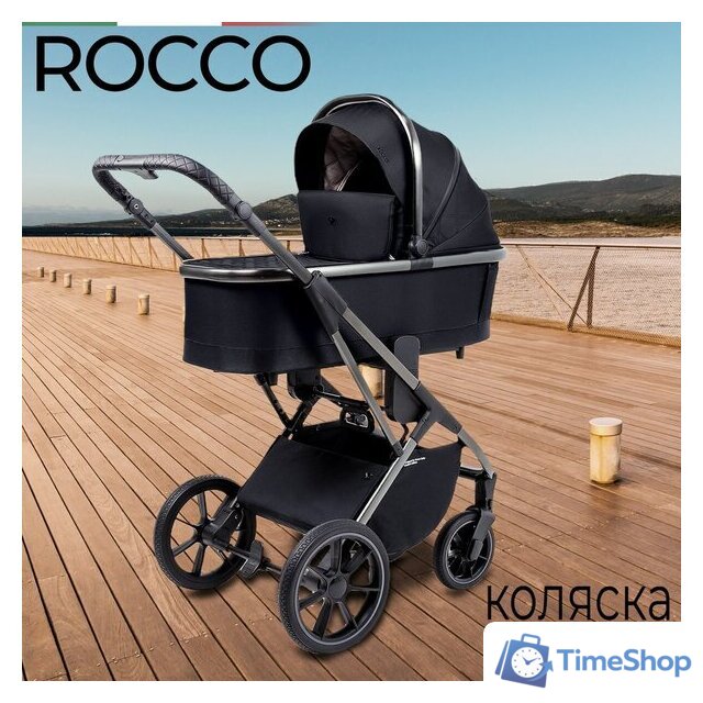 Универсальная коляска Sweet Baby Rocco 2в1 (черный) - Изображение №2 — Интернет-магазин Time-Shop