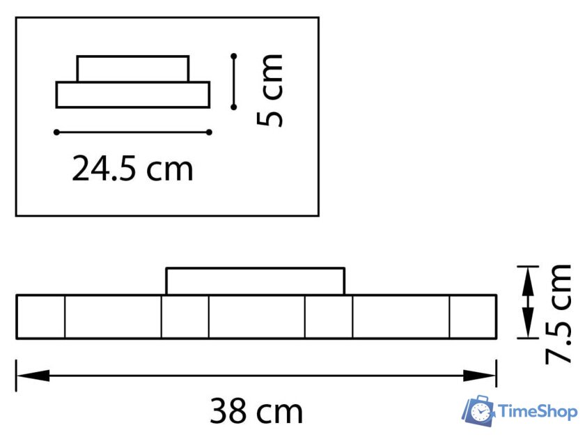 Светильник-тарелка Lightstar Favo 750072 - Изображение №5 — Интернет-магазин Time-Shop