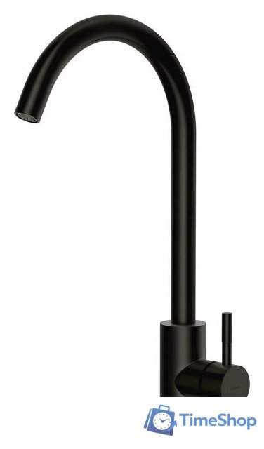 Смеситель Cersanit Cомо однорычажный 68243 (черный) - Изображение №1 — Интернет-магазин Time-Shop