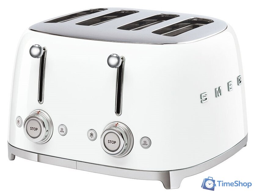 Тостер Smeg TSF03WHEU - Изображение №1 — Интернет-магазин Time-Shop