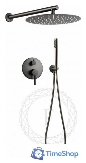 Душевая система  Filarete Roun FL1023 (графит) - Изображение №1 — Интернет-магазин Time-Shop