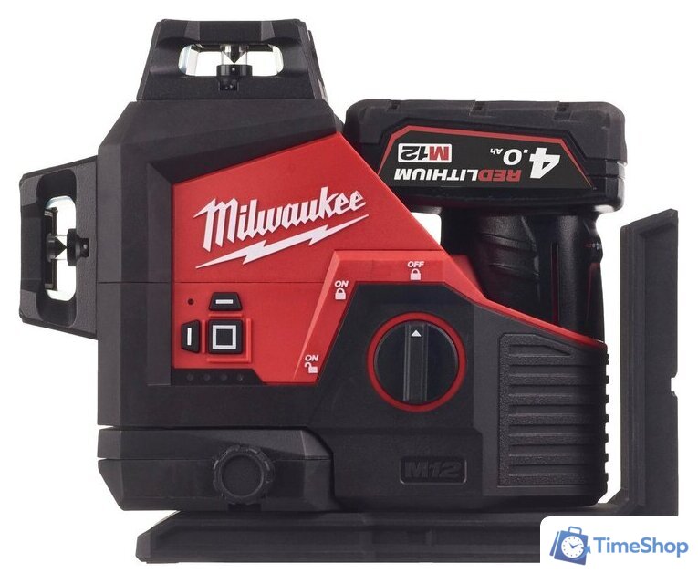 Лазерный нивелир Milwaukee M12 3PLKIT-401P 4933478960 (с 1-им АКБ, кейс) - Изображение №3 — Интернет-магазин Time-Shop
