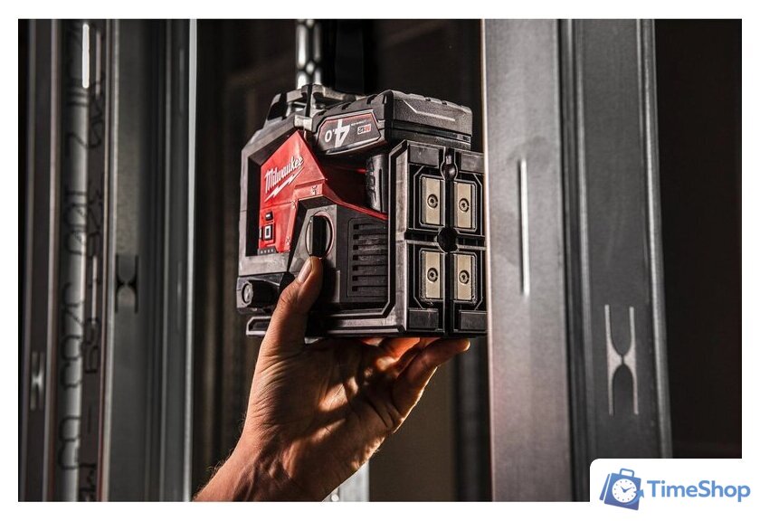 Лазерный нивелир Milwaukee M12 3PLKIT-401P 4933478960 (с 1-им АКБ, кейс) - Изображение №8 — Интернет-магазин Time-Shop