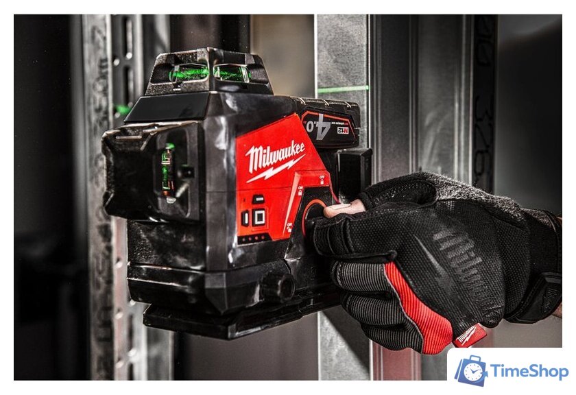 Лазерный нивелир Milwaukee M12 3PLKIT-401P 4933478960 (с 1-им АКБ, кейс) - Изображение №10 — Интернет-магазин Time-Shop