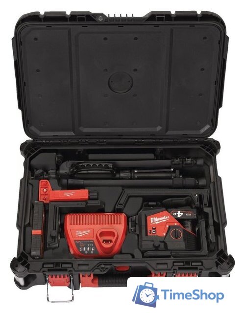 Лазерный нивелир Milwaukee M12 3PLKIT-401P 4933478960 (с 1-им АКБ, кейс) - Изображение №5 — Интернет-магазин Time-Shop