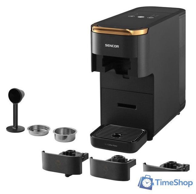 Капсульная кофеварка Sencor SCC 1000BK - Изображение №1 — Интернет-магазин Time-Shop