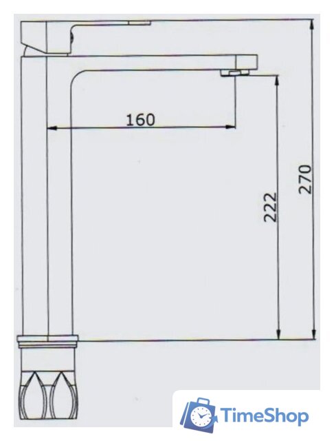 Смеситель Vieir V283512 - Изображение №2 — Интернет-магазин Time-Shop