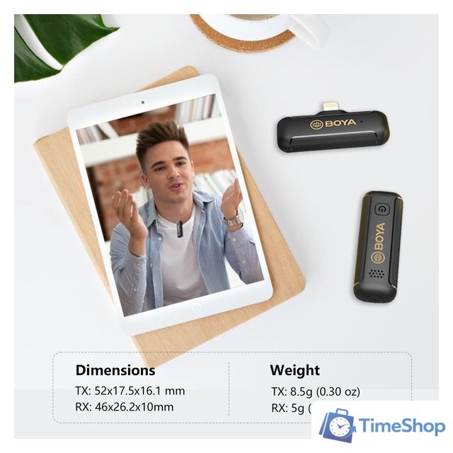Радиосистема BOYA BY-WM3T2-D1 - Изображение №7 — Интернет-магазин Time-Shop
