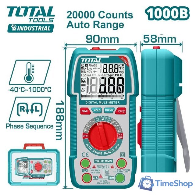 Мультиметр Total TMT5410003 - Изображение №1 — Интернет-магазин Time-Shop